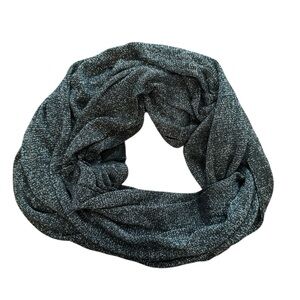 Elegant Black and White Women's Infinity Scarf